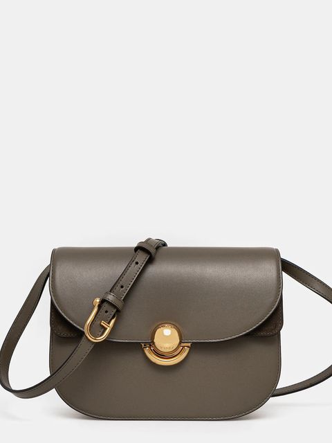 Furla torebka skórzana kolor zielony WB01355.BX0428.2810S - zdjęcie produktu nr 1