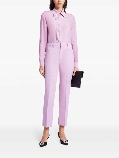 TOM FORD mid-rise tailored trousers - Pink