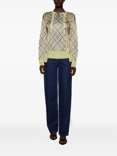 Rabanne checked cardigan - Neutrals - zdjęcie produktu nr 2