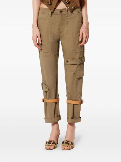 ISABEL MARANT Brinda straight trousers - Brown