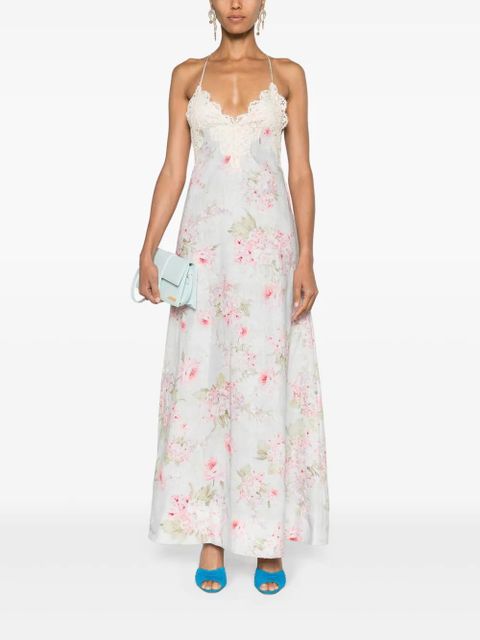 ZIMMERMANN Halliday floral-print maxi dress - Blue - zdjęcie produktu nr 2