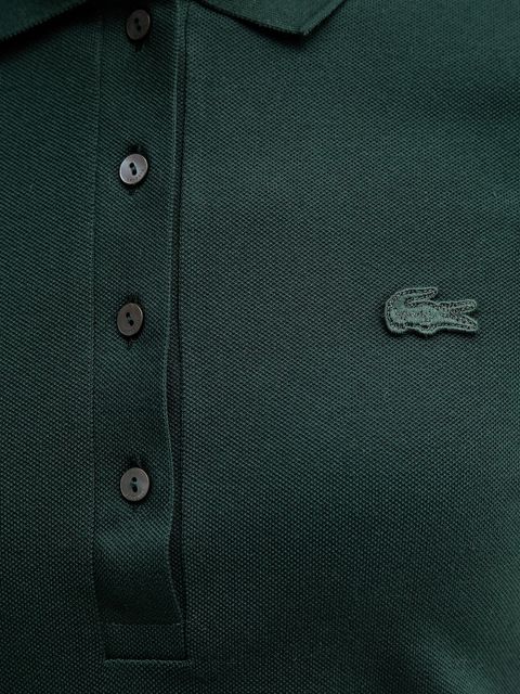 Lacoste polo damski kolor czarny PF5462
