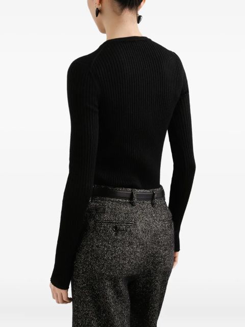Dolce & Gabbana ribbed sweater - Black