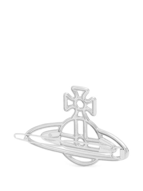 Vivienne Westwood Thin Line hair clip - Silver - zdjęcie produktu nr 2
