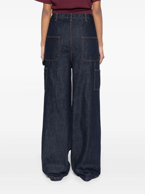 Magda Butrym wide-leg jeans - Blue