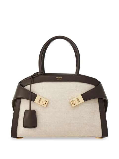 Ferragamo small Hug tote bag - Neutrals - zdjęcie produktu nr 1