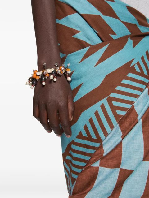 DRIES VAN NOTEN beaded bracelet - Silver - zdjęcie produktu nr 2