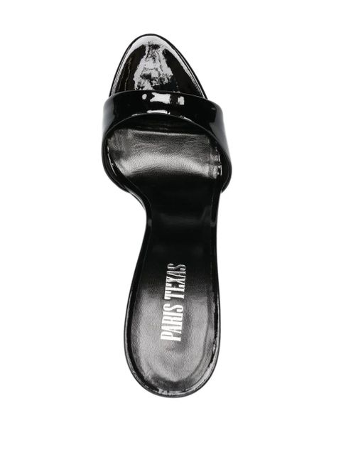 Paris Texas 105mm Lidia patent-leather sandals - Black