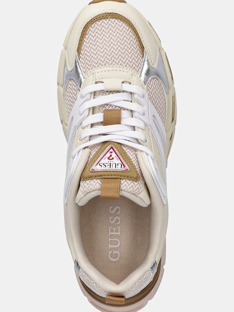 Guess sneakersy BEVALLI damskie kolor beżowy FLFBVL ELE12
