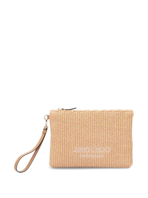 Jimmy Choo zipped flat pouch - Neutrals - zdjęcie produktu nr 1