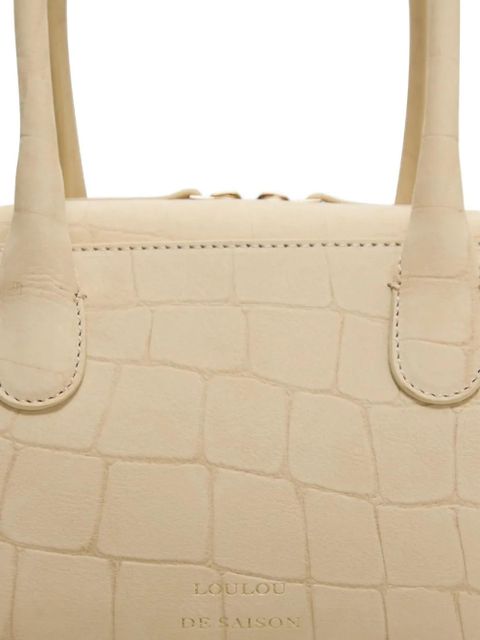 LouLou de Saison Mawi rectangular shoulder bag - Neutrals