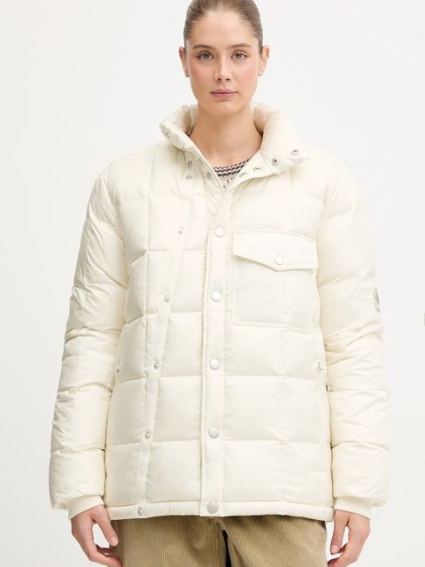 Mammut kurtka puchowa Mammut x Cabourn Direttissima kolor beżowy zimowa 1013.04250