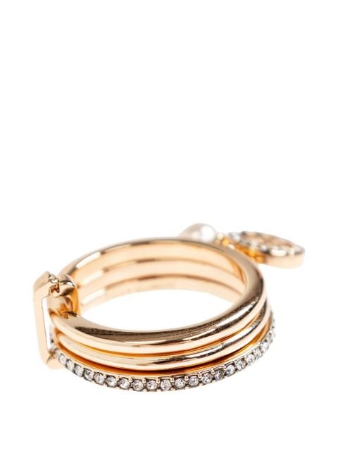 Tory Burch Icon Pavé Charm ring - Gold