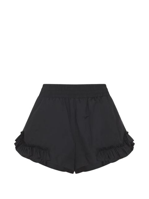 Simone Rocha ruffled shell shorts - Black - zdjęcie produktu nr 1