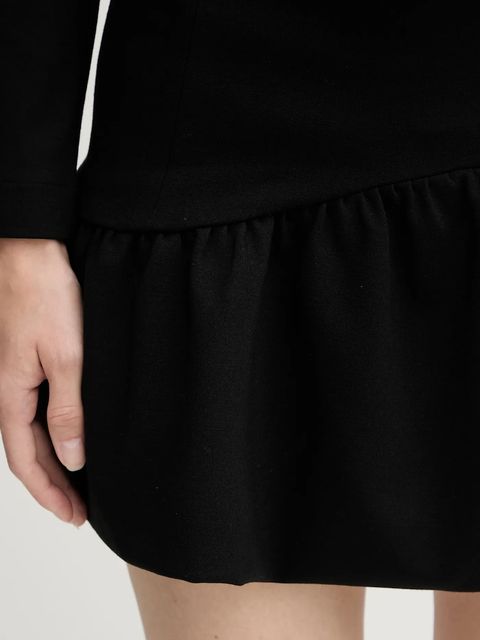 Pinko sukienka kolor czarny mini rozkloszowana 105769 A15M