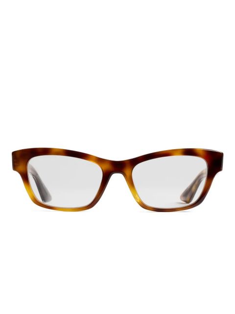 KHAITE rectangle frame glasses - Brown - zdjęcie produktu nr 1