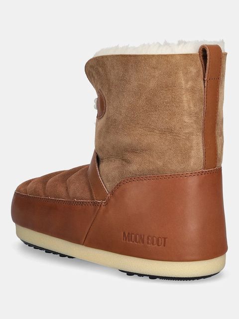Moon Boot śniegowce zamszowe MB EVX IGLOO kolor brązowy 80D1470070 ML06