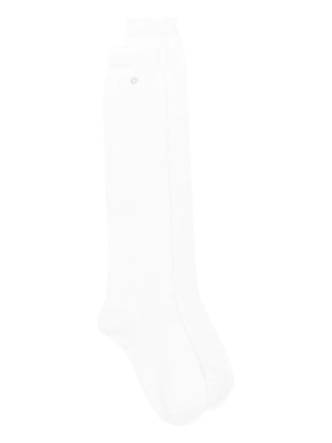 Maje flower appliqué socks - White - zdjęcie produktu nr 1