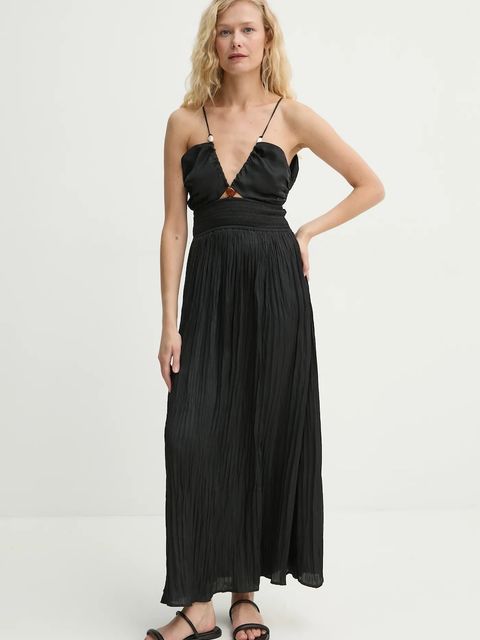 Sessun sukienka kolor czarny maxi rozkloszowana 25205009 - zdjęcie produktu nr 2