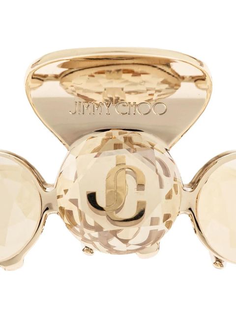 Jimmy Choo jewelled hair clip - Gold