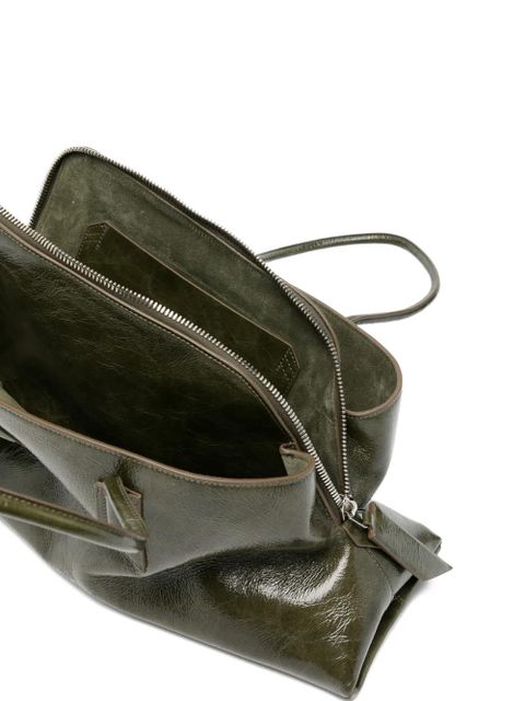 The Attico medium La Passeggiata tote shoulder bag - Green