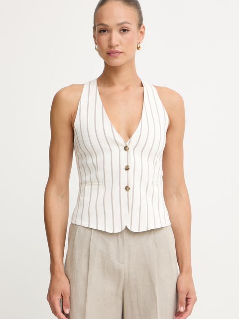 Marella kamizelka damska z lnem TESO - zdjęcie produktu nr 1