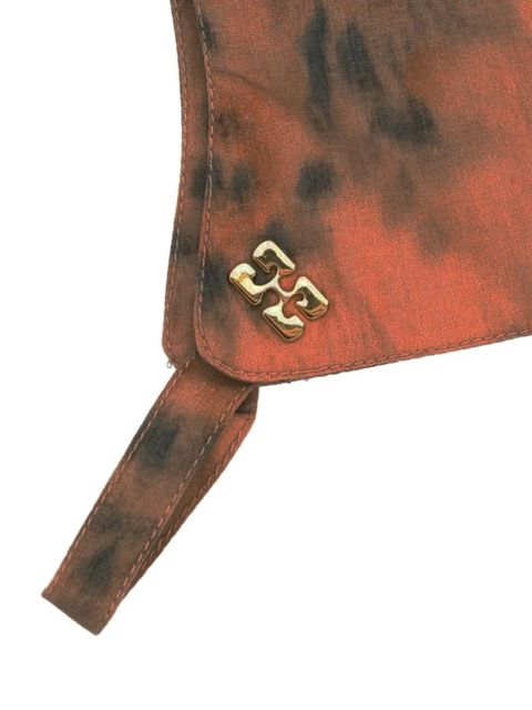 GANNI logo-plaque balaclava - Neutrals - zdjęcie produktu nr 2