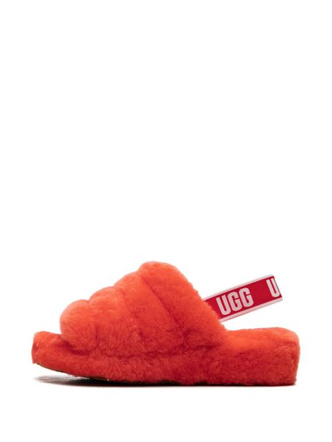 UGG Fluff Yeah "Red Currant" slippers