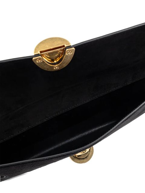 NEOUS Phoenix suede clutch - Black