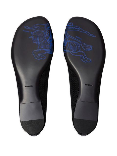 Burberry mesh ballerina shoes - Black