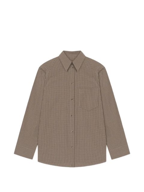 Nanushka Arleen chest-pocket shirt - Brown - zdjęcie produktu nr 1