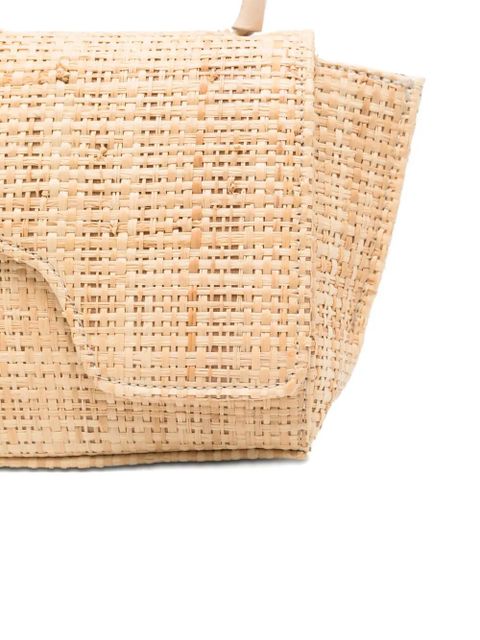 ATP Atelier Montalcino raffia tote bag - BEIGE
