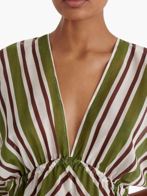 ERES Summer striped dress - Green