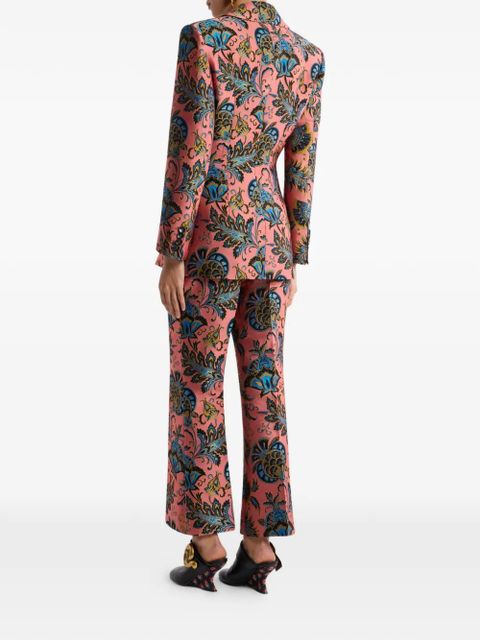 ETRO floral jacquard blazer - Pink