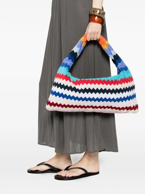 Missoni chevron-patterned tote bag - White - zdjęcie produktu nr 2