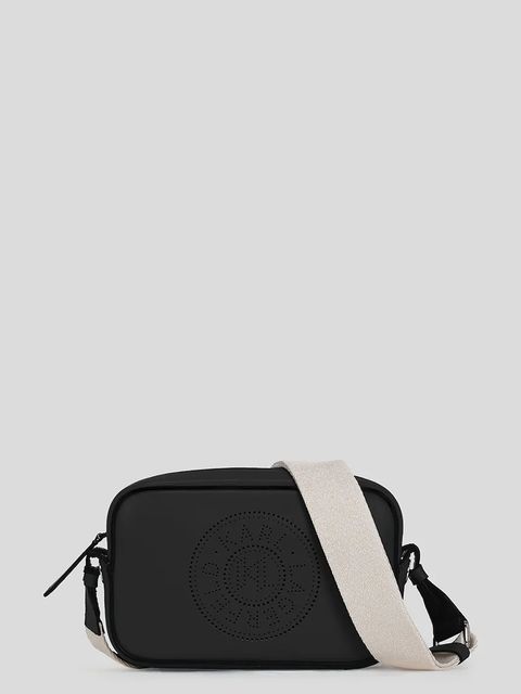 Karl Lagerfeld torebka skórzana K/CIRCLE kolor czarny A3W30310 - zdjęcie produktu nr 1