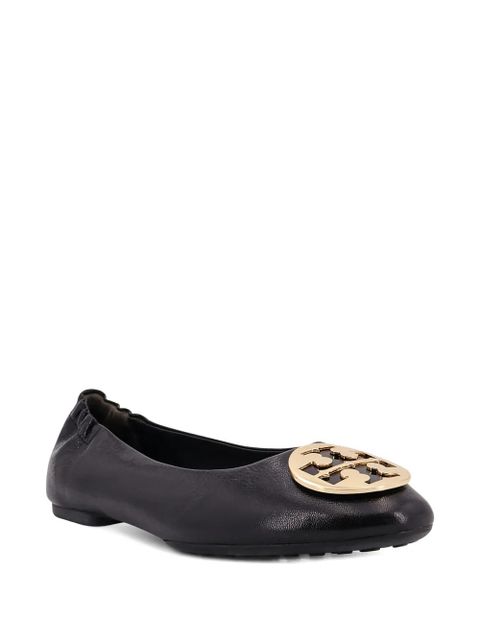 Tory Burch logo ballet flats - Black - zdjęcie produktu nr 2