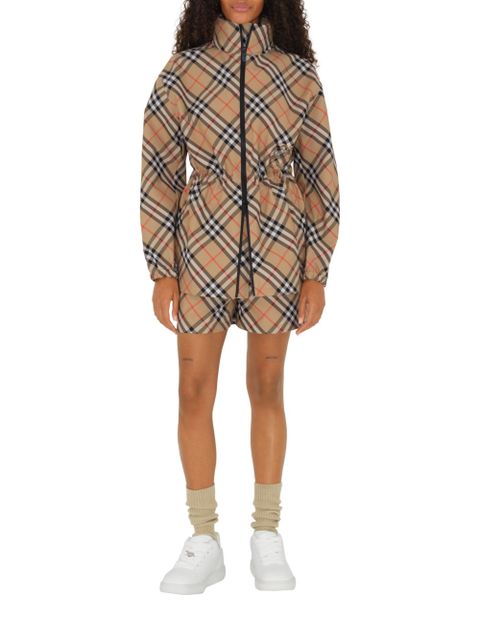 Burberry checked jacket - Neutrals - zdjęcie produktu nr 2