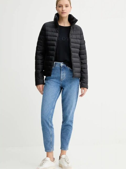 Marc O'Polo bluza bawełniana damska kolor granatowy z aplikacją 508407354063