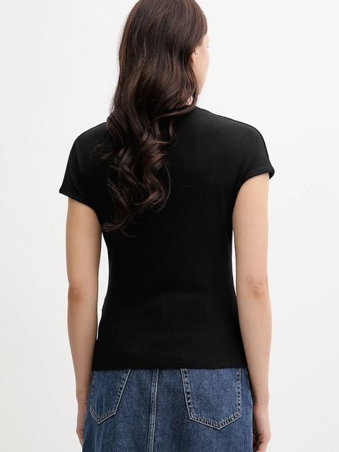 Tommy Hilfiger t-shirt damski kolor czarny WW0WW45731