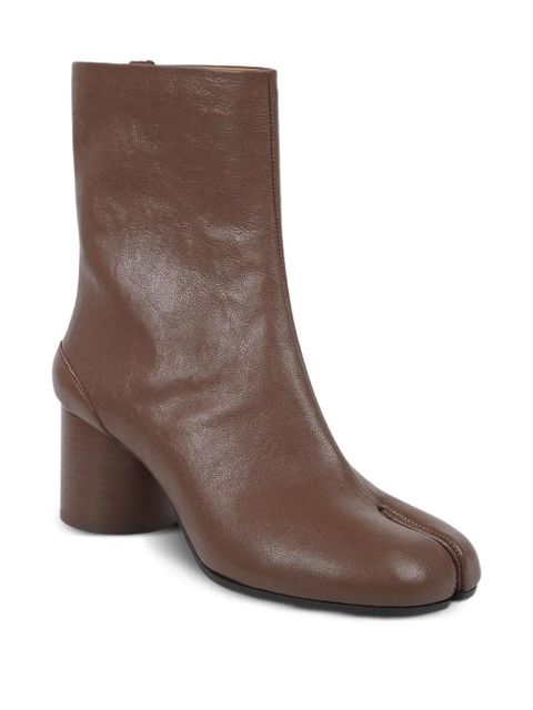 Maison Margiela split-toe block-heel ankle boots - Brown