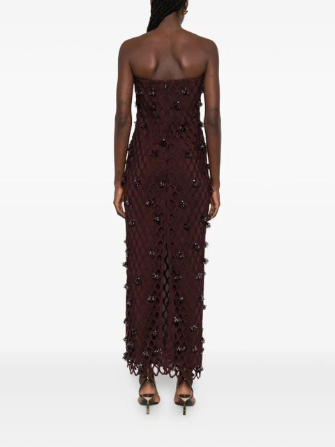 Simkhai beaded maxi dress - Brown