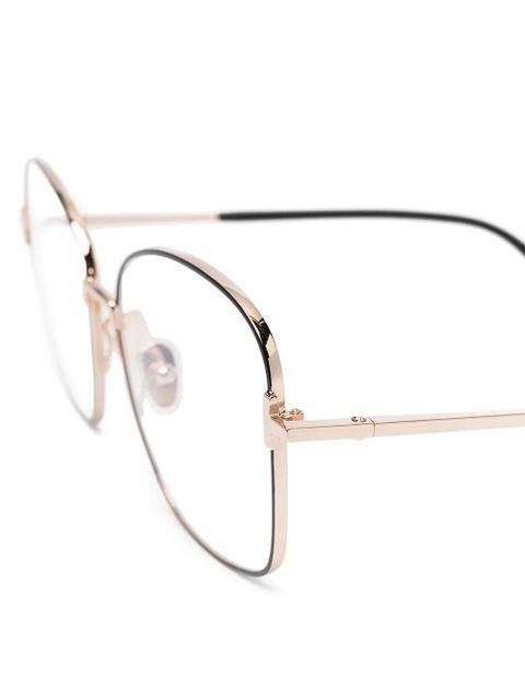 TOM FORD Eyewear round-frame glasses - Gold