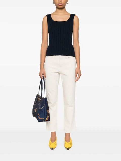 Lauren Ralph Lauren cable-knit top - Blue - zdjęcie produktu nr 2