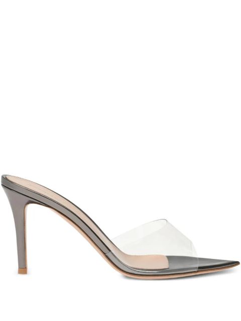Gianvito Rossi 85mm Elle pointed-toe sandals - Grey - zdjęcie produktu nr 1