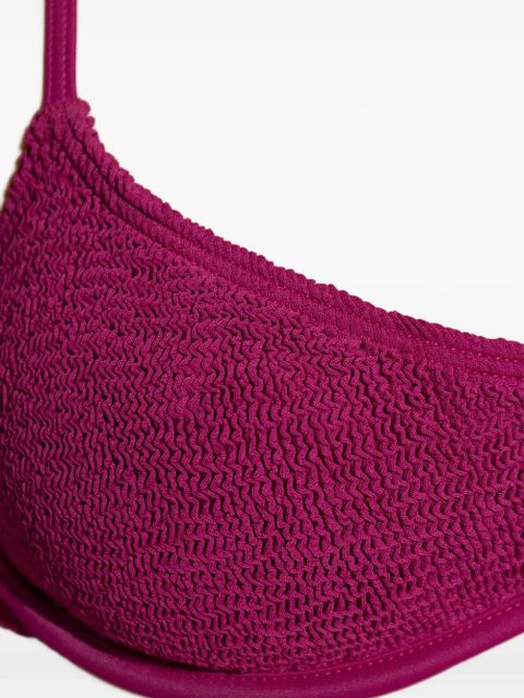 Bond-eye Nora balconette bikini top - Purple