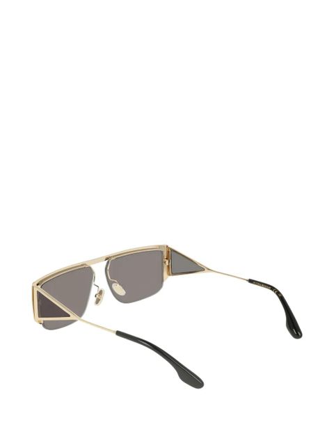 Victoria Beckham rectangle sunglasses - Gold