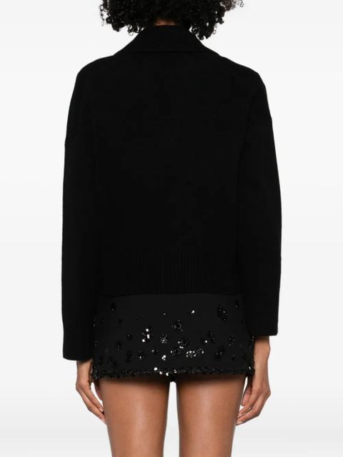 Maje V-neck sweater - Black - zdjęcie produktu nr 2