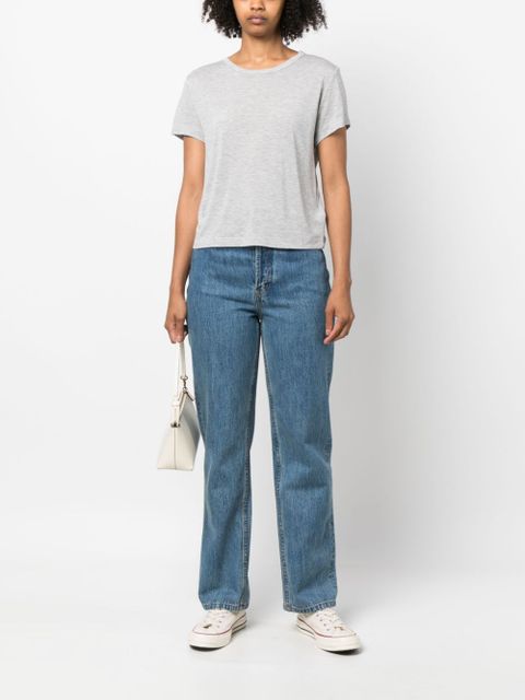 AGOLDE Adine Shrunken cropped T-shirt - Grey - zdjęcie produktu nr 2