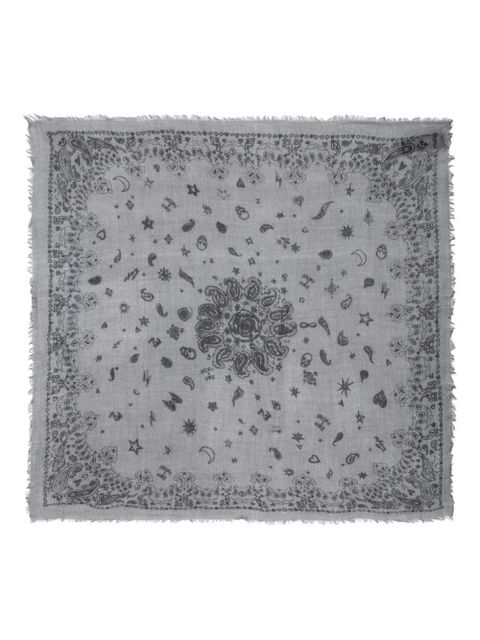 Zadig&Voltaire Nuage frayed bandana - Grey - zdjęcie produktu nr 1